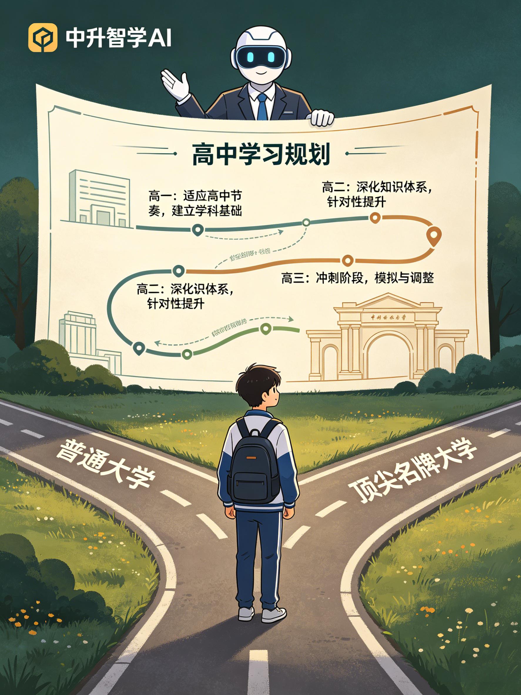 高中衔接与高一适应：AI 平稳过渡，避免 “高一滑坡”